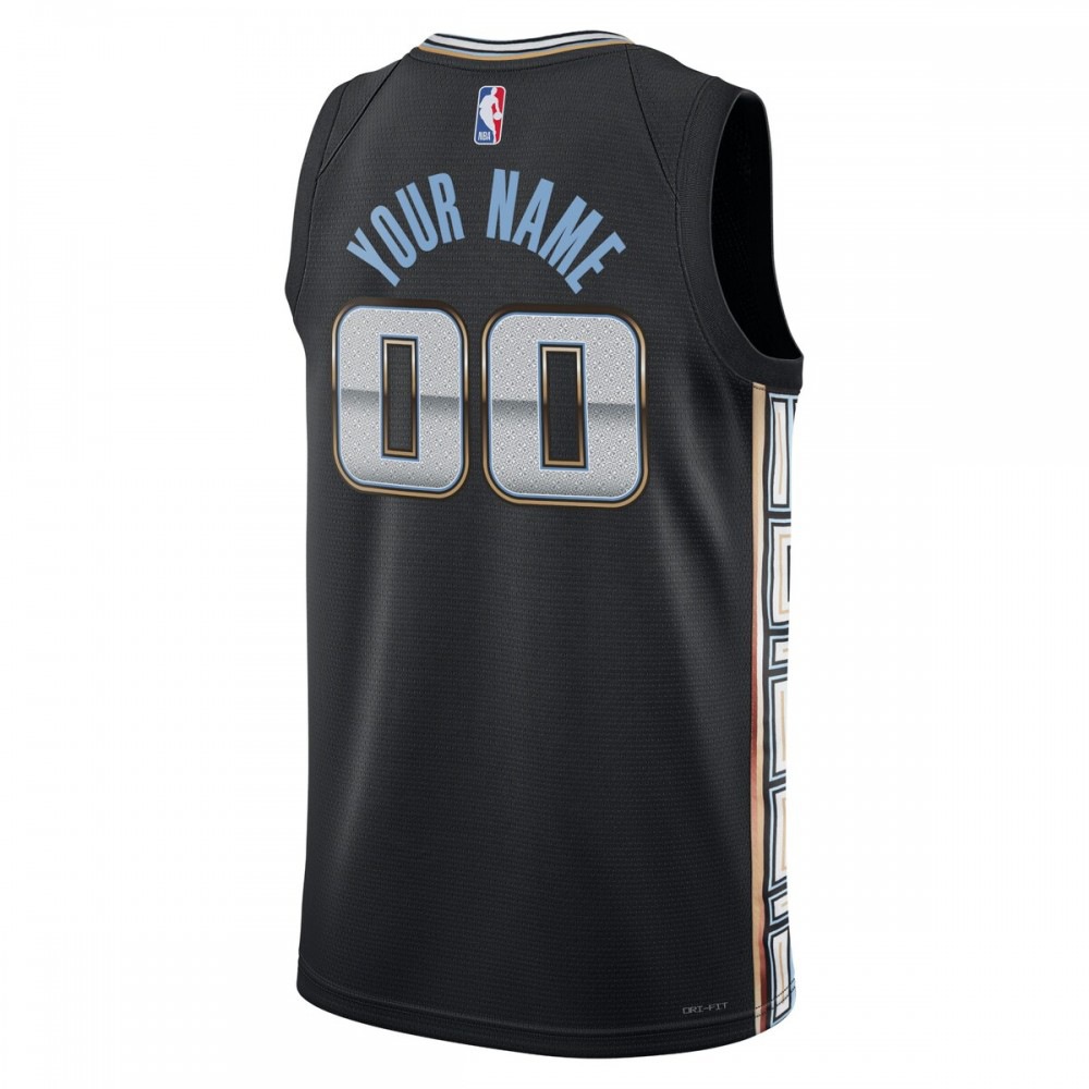 Memphis Grizzlies Unisex 2022/23 Swingman Custom Jersey - City Edition - Black-Pro Kit Vault | Brand New 26/27 Sports Jerseys